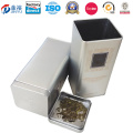 Airtight Lid Metal Caddy Box for Caddy Tea